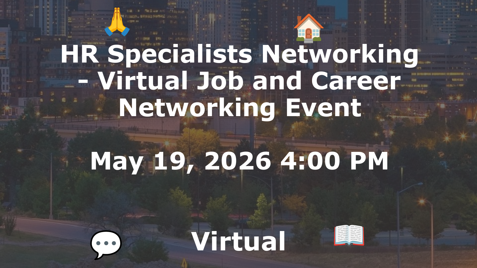 HR Specialists Networking - Virtual Job and Career Networking Event event image